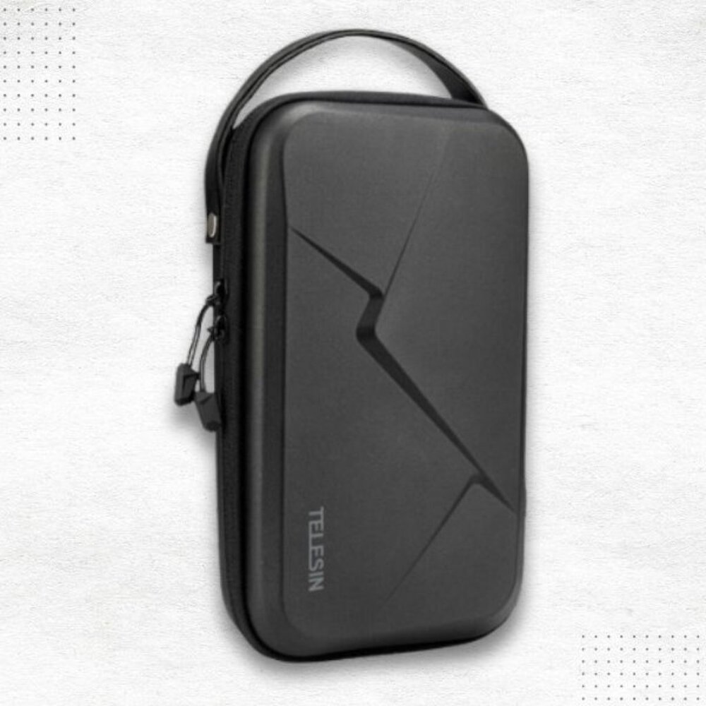 Telesin Water-Resistant Protective Carrying Storage Bag for Action Cameras